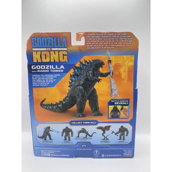 Playmates Monsterverse Godzilla vs Kong 6" Action Figure w/ Radio Tower Reveal - Picture 2 of 3